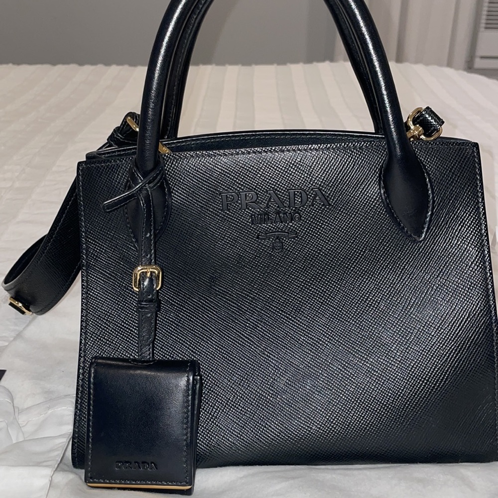 **SOLD** Prada monochrome bag